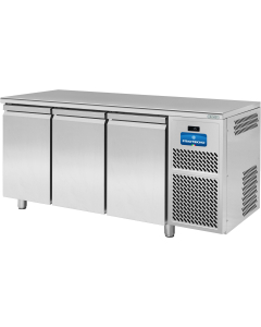 Friotekno Plus 700 kjølebenk 3 dører, slett topplate