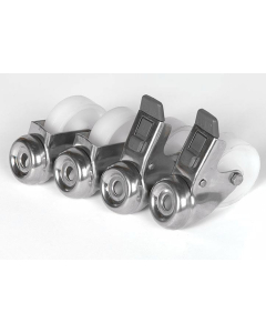 Hjulsett til gulvstativer, 4 stk