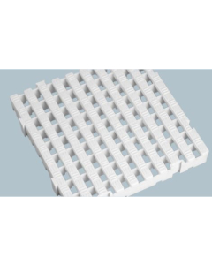 Gulvrist duckboard hvit 500x500mm