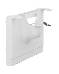 Servantoppheng til MATRIX Angle Deep høyrevendt servant, manuell høyderegulering