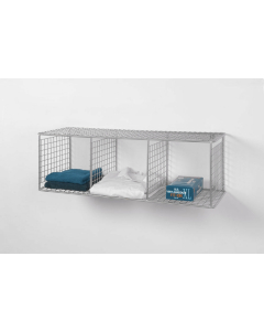 Tøygarderobe med 3 rom