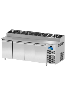 Friotekno Snack 700 Salatkjølebenk uten lokk, 4 dører