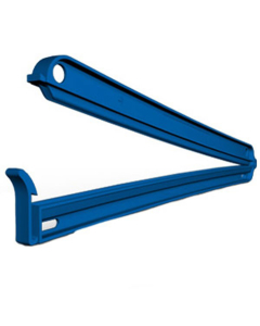 Detektbar poseklemme stor 360mm BLÅ