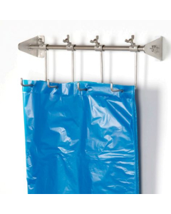 Veggoppheng til engangsforkle på blokk