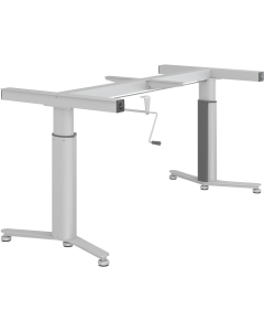 Løfteenhet til frittstående bord, manuell høyderegulering, 2001-2400 mm