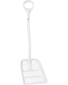 Vikan ergonomisk spade med drenering HVIT