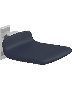 PLUS dusjsete 310, fastmontering, mørkeblå