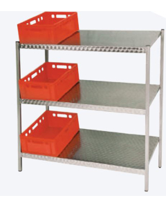 Hyllereol for 9stk plastbakk 60x40cm