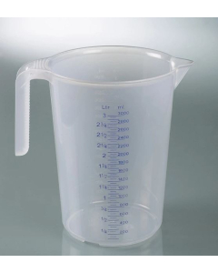 Målebeger 3L PP m/gradering