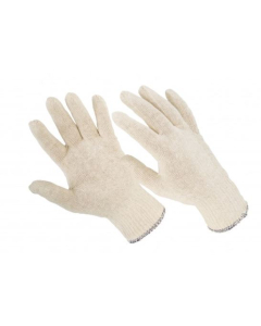 Strikket hanske, blå kant, 600stk i krt