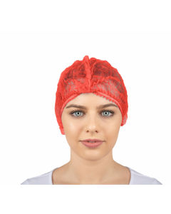 Hårnett rød onesize