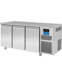 Friotekno Gold 700 kjølebenk 3 dører, slett topplate