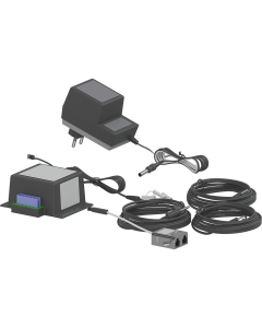 Koblingssett til samkjøring av sikkerhetssystemer, til 1 løfteenhet benkeplate og 2 løfteenheter overskap