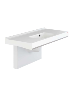 Sett: MATRIX Square servant og servantoppheng, 1200 mm