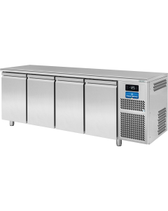 Friotekno Gold 700 kjølebenk 4 dører, slett topplate