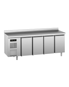 UNIVERSAL kjølebenk 4 dører, arbeidstopp med oppkant