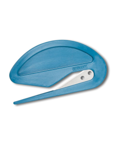 Detektbar foliekniv blå