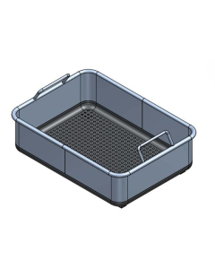 Perforert bakk 700x500xH200 rustfri