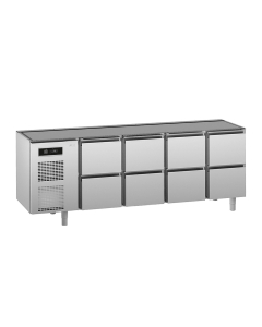 UNIVERSAL kjølebenk 8 skuffer, uten arbeidstopp
