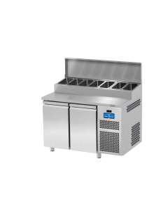 Friotekno Snack 700 Salatkjølebenk med lokk, 2 dører