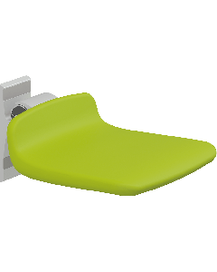 PLUS dusjsete 310, fastmontering, limegrønn