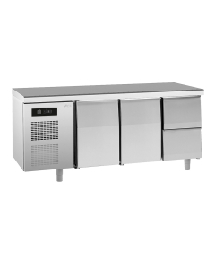 I-GREEN kjølebenk 2 dører 2 skuffer, med arbeidstopp