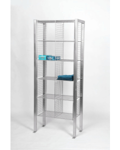 Tøygarderobe med 10 rom, gulvmodell