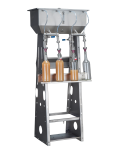 Voran enkel flaskefyller med 4 stasjoner