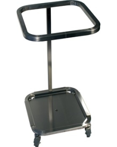 Sekkestativ rustfritt med hjul
