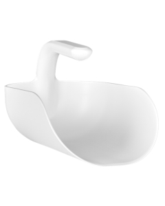 Ergonomisk håndskuffe 2L hvit