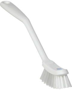 Oppvaskbørste smal hvit