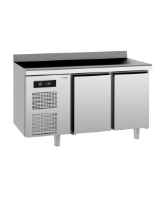 SAGI frysebenk 2 dører, arbeidstopp med oppkant