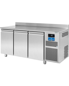 Friotekno Gold 700 frysebenk 3 dører, topplate med oppkant bak