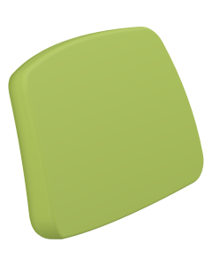 PLUS ryggstøtte til dusjsete 310, fastmontering, limegrønn