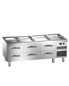 Angelo Po Icon7000 grillkjølebenk 6 skuffer