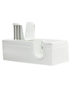 Montana badekar med dør, 1500 mm, høyrevendt