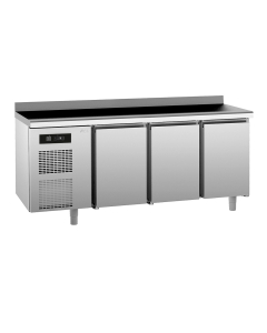 UNIVERSAL kjølebenk 3 dører, arbeidstopp med oppkant