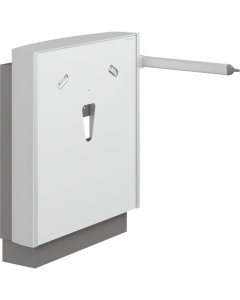 SELECT servantheis, hvit, elektrisk høyderegulering med betjeningsgrep, med klemsikring