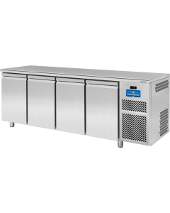 Friotekno Plus 700 kjølebenk 4 dører, slett topplate