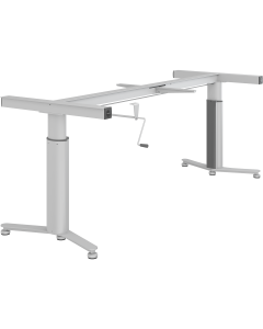Løfteenhet til frittstående bord, manuell høyderegulering, 2401-3000 mm
