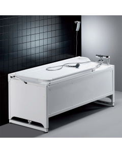 Pressalit badekar, høyderegulerbart, med stellebord