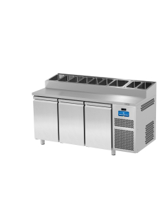 Friotekno Snack 700 Salatkjølebenk uten lokk, 3 dører