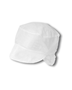 Snoodcap lue HVIT onesize