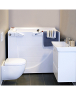 Bazz smart flexidør badekar, venstrevendt, uten blandebatteri